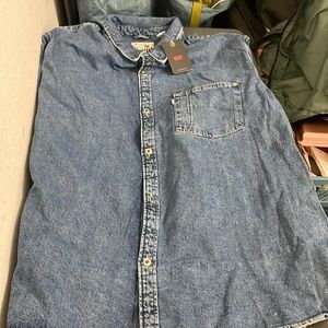 Levi’s silverTab oversized jean denim jacket shirt